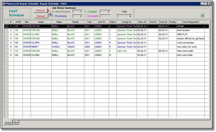 MC-RepairSceduleDashboard